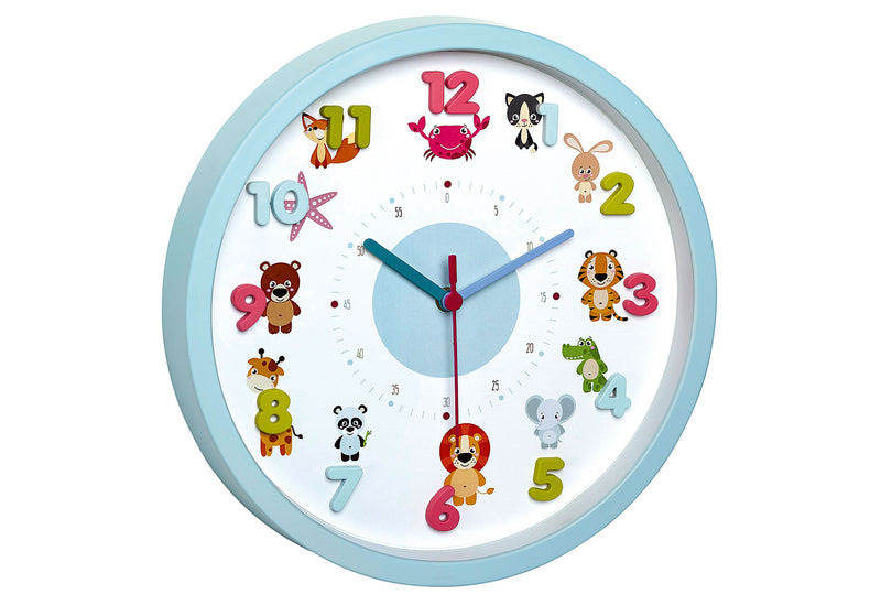 TFA Wanduhr Kinder Tiermotive Ø30,9cm