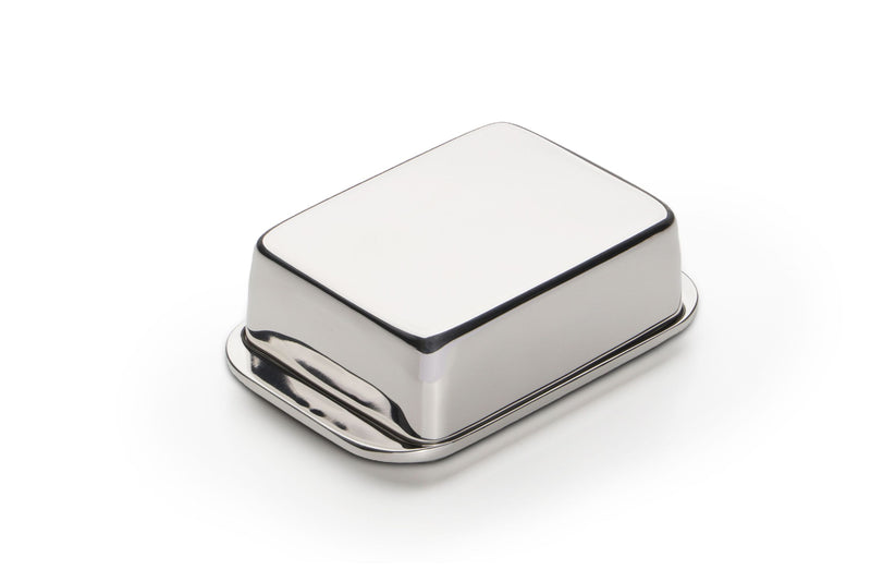 WEIS Butterdose 1/2 Pfund für 250g doppelwandig Edelstahl