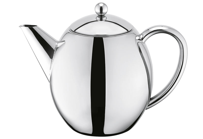 WEIS Teekanne 1,25l mit Filter doppelwandig Edelstahl