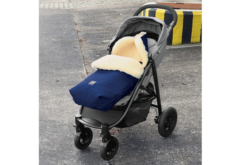 KAISER Lammfell-Fußsack Hanna navy