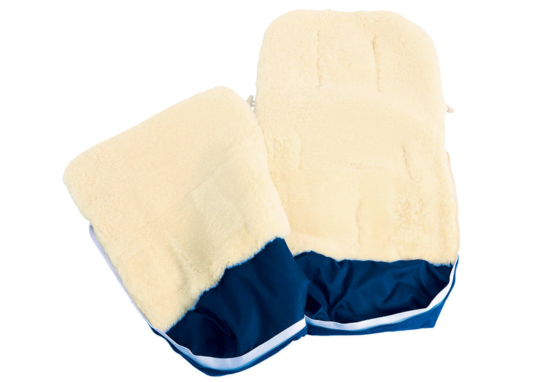 KAISER Lammfell-Fußsack Hanna navy