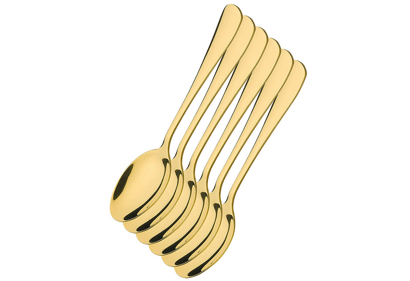 CILIO Kaffeelöffel gold 6er Set