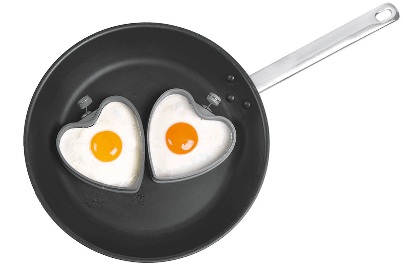 LURCH Eiformer Herz light-/iron grey 2er Set