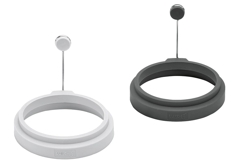 LURCH Eiformer rund light-/iron grey 2er Set
