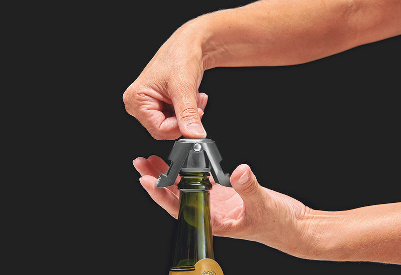 LURCH Sektflaschen-Verschluß smokey grey