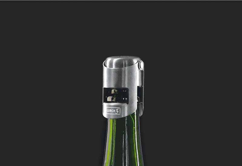 LURCH Sektflaschen-Verschluß smokey grey