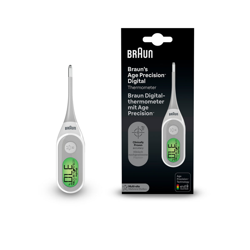 BRAUN Digitalthermometer mit AgePrecision