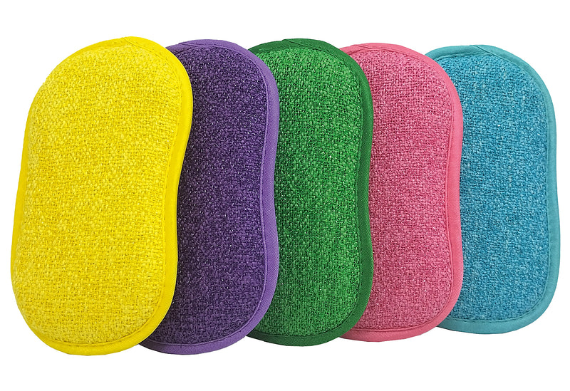 GENIUS 2in1 Mikrofaser-Schwamm 5teilig