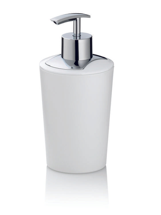 KELA Seifenspender Marta 350ml Ø8cm H17cm weiß
