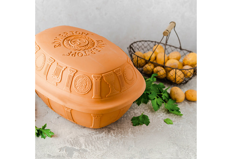 RÖMERTOPF Jubiläums-Bräter 50 Jahre, bis zu 8 Personen