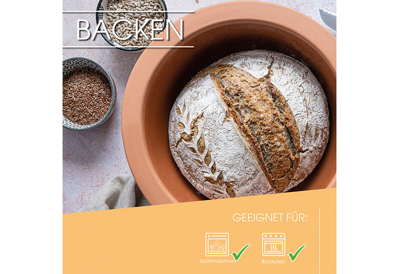 RÖMERTOPF Brot- und Kuchen-Backform rund
