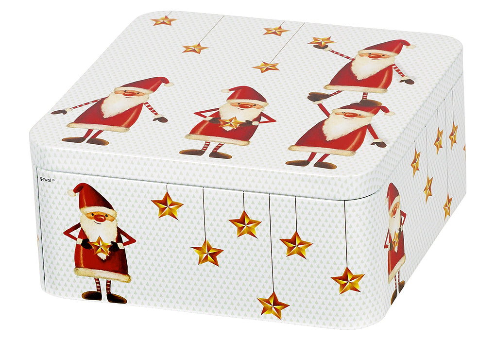 GAWOL Gebäckdose Nikolaus eckig 18