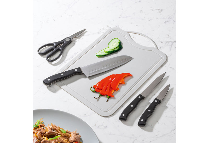 HI Messer-Set mit Schneidbrett 5teilig