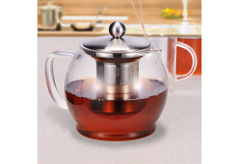 HI Teekanne 1,2l mit Edelstahlfilter