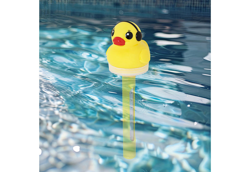 HI Solarbetriebener Thermometer Ente 7,6x24,1cm