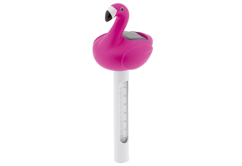 HI Solarbetriebener Thermometer Flamingo