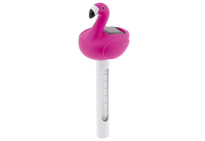 HI Solarbetriebener Thermometer Flamingo