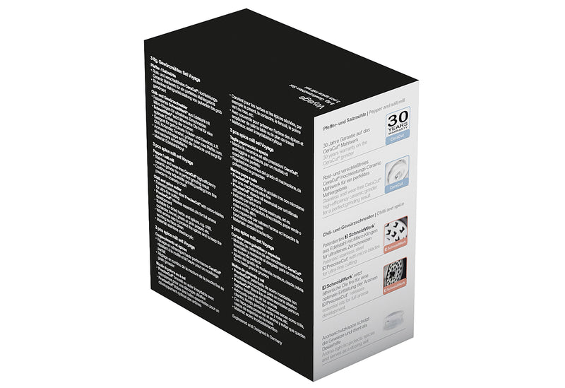 ADHOC Gewürzmühlen-Set Voyage 3teilig