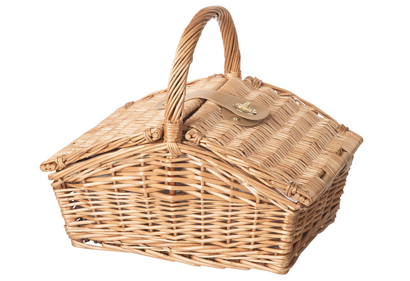 ADAM SCHMIDT Deckelkorb mit Stoffausschlag