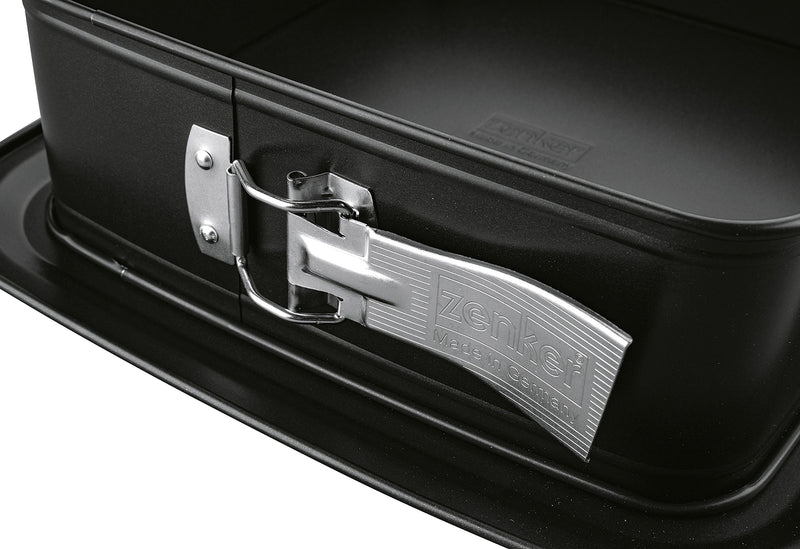 ZENKER Springform 24x24cm quadratisch Bake, Click & Go mit Haube und 2 Magnetschildern