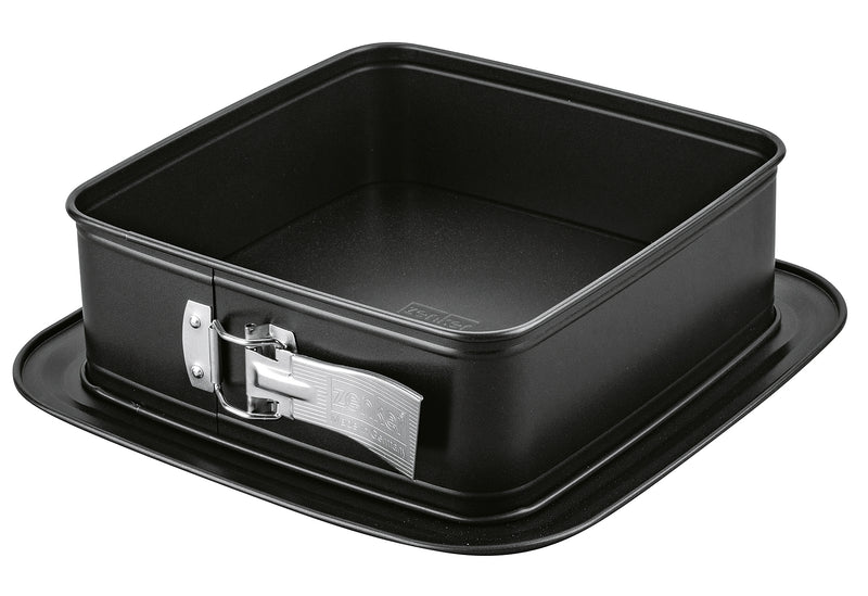 ZENKER Springform 24x24cm quadratisch Bake, Click & Go mit Haube und 2 Magnetschildern