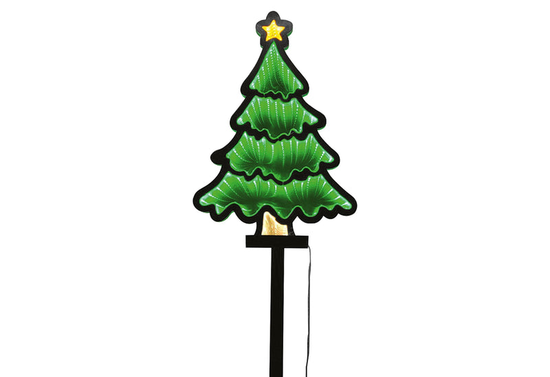 F-H-S Tanne mit Infinity Effekt 132LED H40cm IP44 m Timer