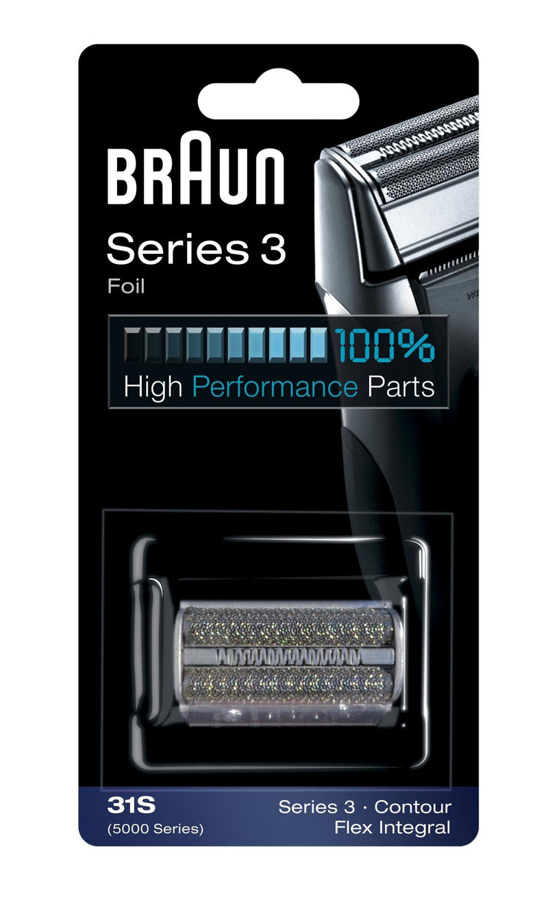 BRAUN Kombipack 31 S für Flex-Integral 5550, 5525, 5520, 5316 silber