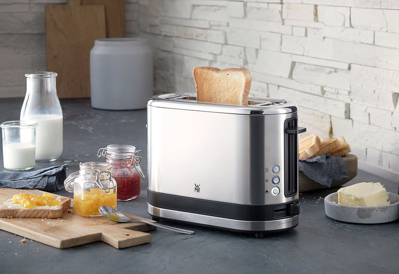 WMF Toaster Coup integrierter Brötchenaufsatz 600 Watt Cromargan matt