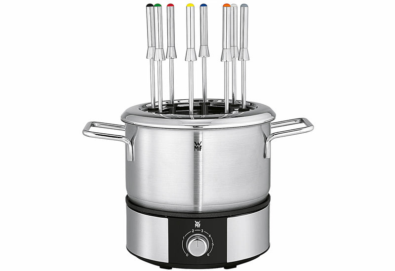 WMF Fondue Lono für bis zu 8 Personen 1,5 l 1500 Watt Cromargan matt