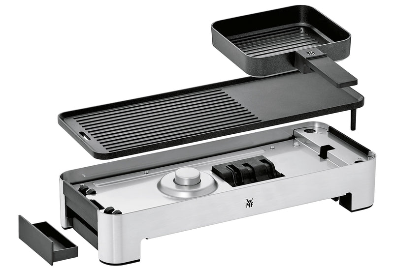 WMF Tischgrill Küchenminis 1000 Watt Cromargan matt