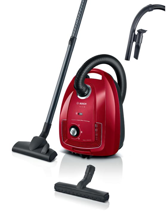 BOSCH BGD38RD1H Bodenstaubsauger mit Beutel 600W rot
