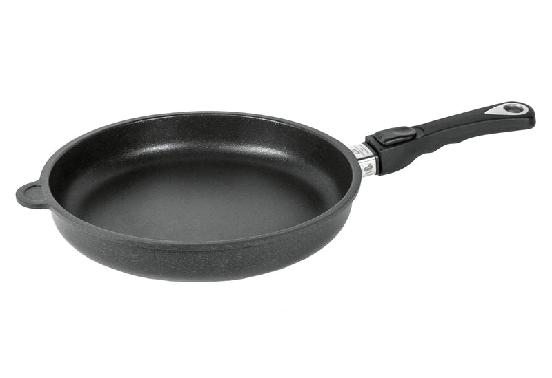 AMT Bratpfanne Induction Ø28cm schwarz, abnehmbarer Stiel