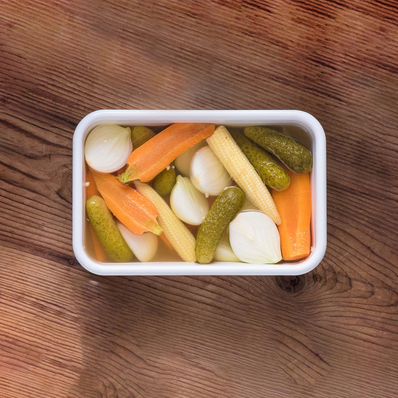 Vakuum-Emailledose, M hoch, 1,12L