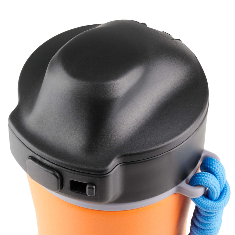 Sport-Flasche "Active", 600 ml, Edelstahl, orange