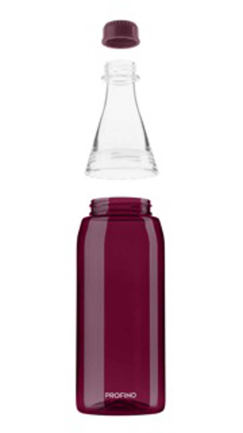 Wasserflasche Sparkle 750 ml, Burgund
