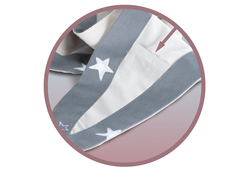 THERALINE Stillrolle Plus Punkte grau/kieselgrau