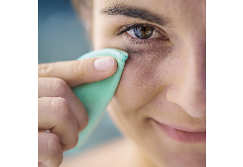 PANDOO Abschminkpad Bio-Baumwolle in Aufbewahrungsbox Ø8cm 18er Set