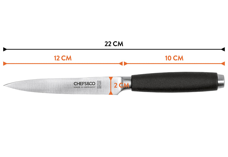 CHEFS&CO Spickmesser 12cm Profi Line