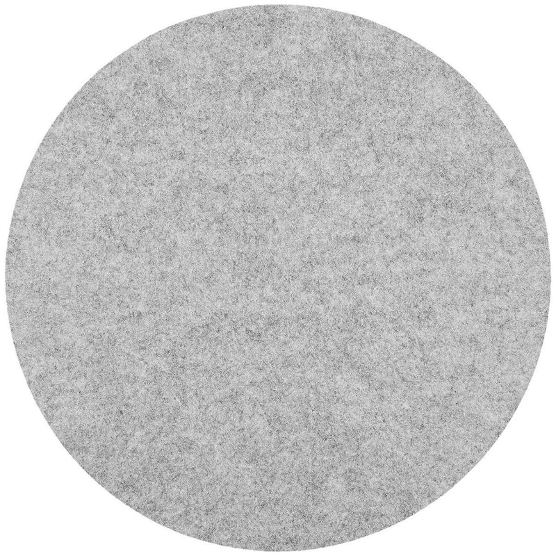 Platzset Gilde Handwerk, rundes 4er Tischset, 35cm Durchmesser, Material aus Filz, waschbar, in Hellgrau