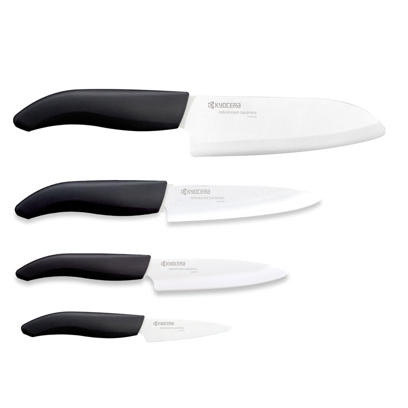 Bambus-Messerblock inklusive 4 Messer, Universal-