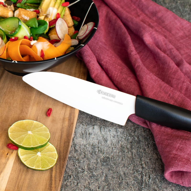 GEN NATURE Santokumesser mit Zuckerrohrgriff, 14 cm