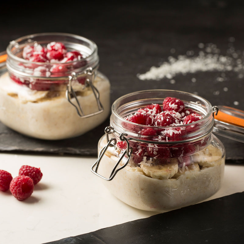 Einmachglas mit Bügelverschluß, eckig, 500 ml