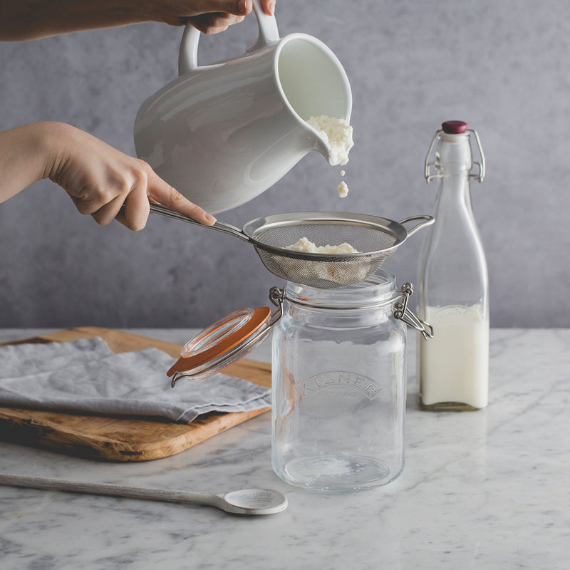 Quadratisches Bügelverschluss Glas, 1,5 Liter