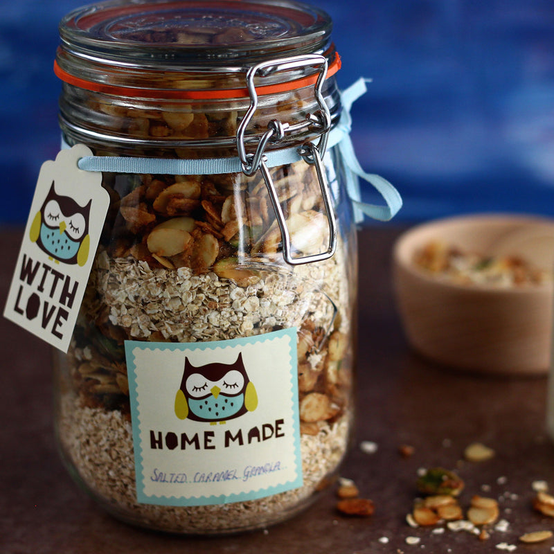 Rundes Bügelverschluss Glas, 1 Liter