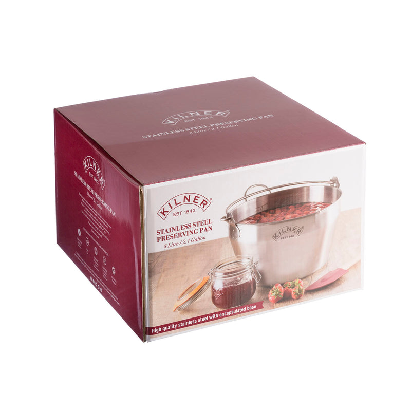 Edelstahl Einkochtopf, 8 Liter