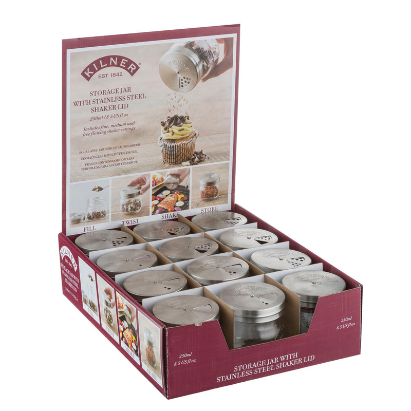 Streu-Gläschen mit Drehverschluss, 250 ml