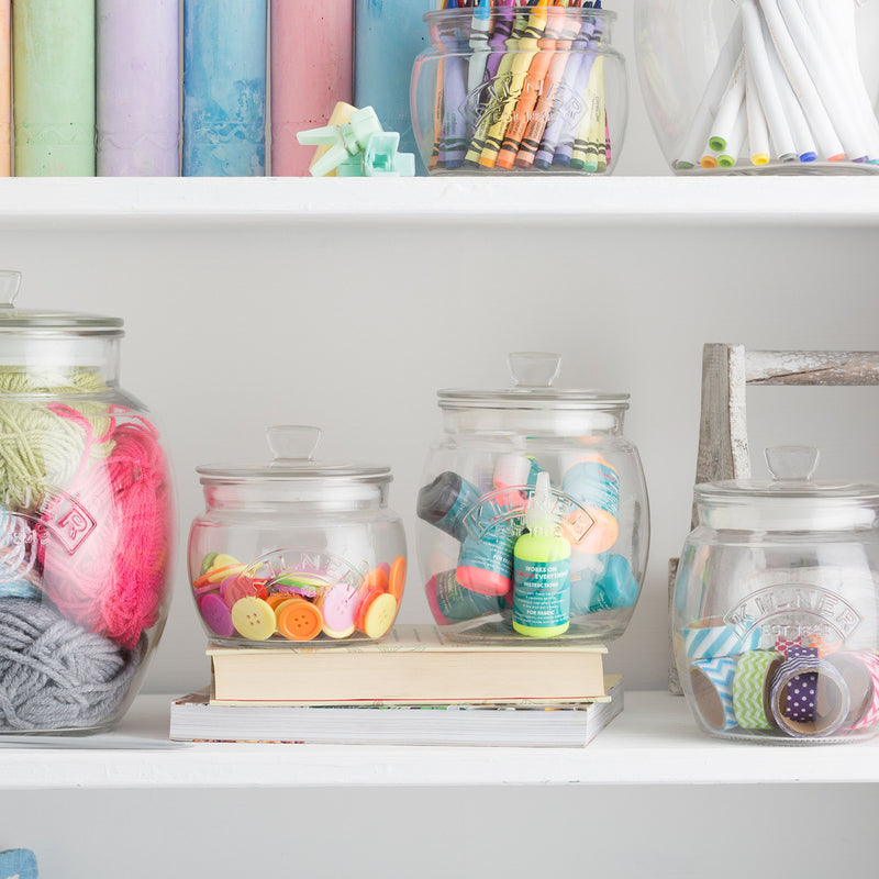 Universal-Vorratsglas mit luftdichtem Deckel, 0.85 Liter