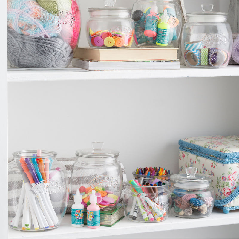 Universal-Vorratsglas mit luftdichtem Deckel, 0.85 Liter