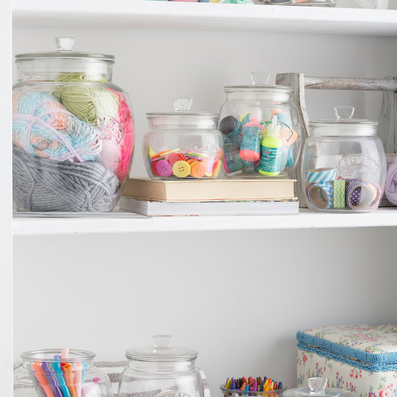 Universal-Vorratsglas mit luftdichtem Deckel, 2 Liter