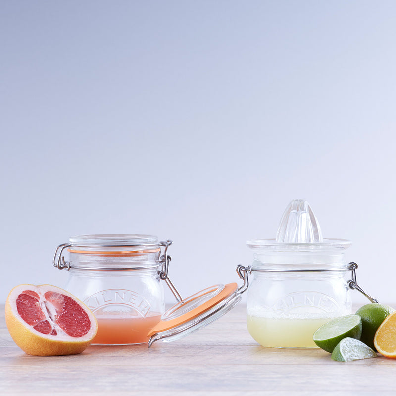 Orangenpresse aus Glas mit Glas, 500 ml